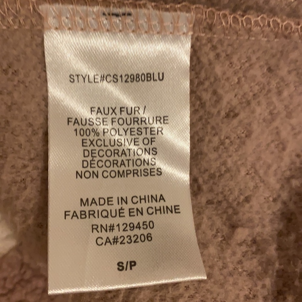 NWT COMO BLU Women’s Fleece Jacket S/P - Picture 5 of 7